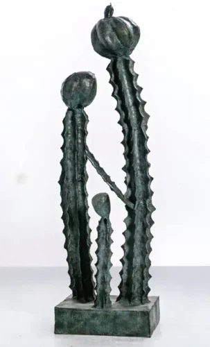 Κάκτος νο 9, 1990, χαλκός, 134 x 39 x 28 εκ., ιδιωτική συλλογή