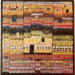 Σπίτια του πύργου, δεκαετία του 1970, ψηφιδωτό, 55 x 60 εκ., ιδιωτική συλλογή