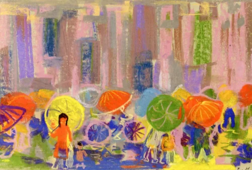 Καντόν ΙΙ, περ. 1957-62, παστέλ σε χαρτί, 23,5 x 33,5 εκ., ιδιωτική συλλογή