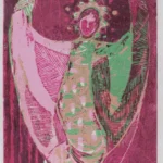 Όπερα Ι, γυναικείος ρόλος , 1956-58, έγχρωμη ξυλογραφία, 22 x 17 εκ.