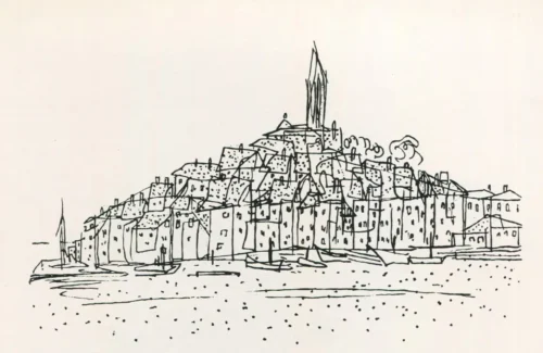 Ρόβινι, 1973, μελάνι σε χαρτί, 12,5 x 17,5 εκ., ιδιωτική συλλογή