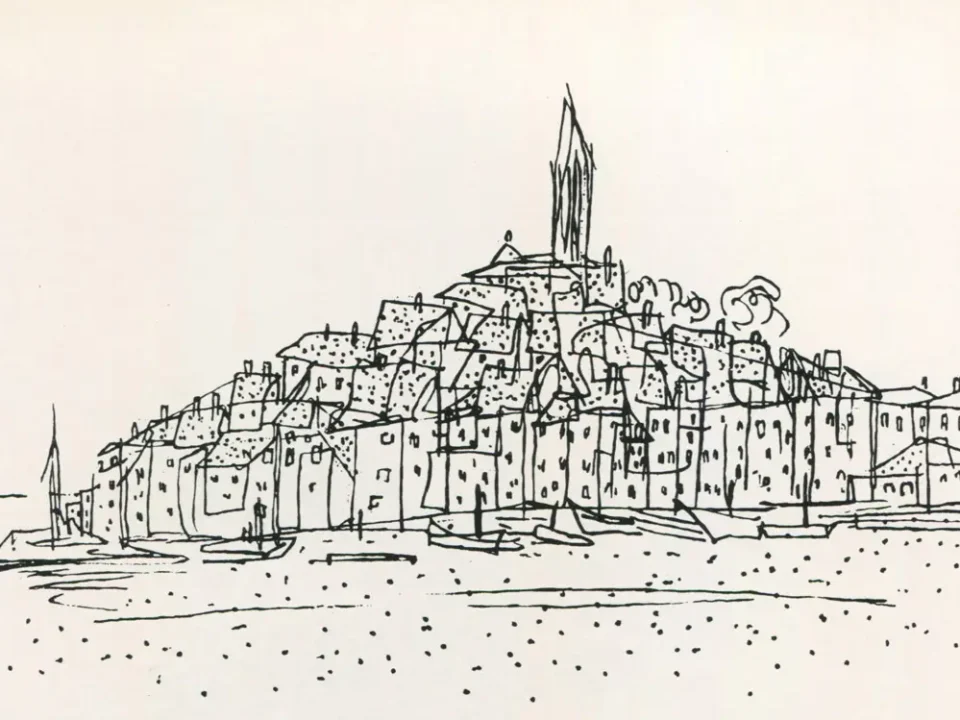 Ρόβινι, 1973, μελάνι σε χαρτί, 12,5 x 17,5 εκ., ιδιωτική συλλογή