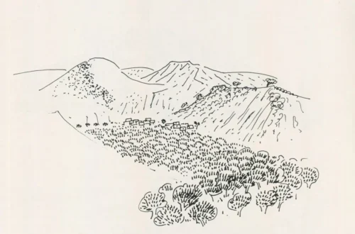 Κρήτη, 1978, μελάνι σε χαρτί, 29,3 x 40 εκ., ιδιωτική συλλογή