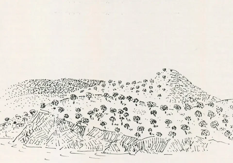 Κρήτη, 1978, μελάνι σε χαρτί, 29.3 x 40 εκ., ιδιωτική συλλογή