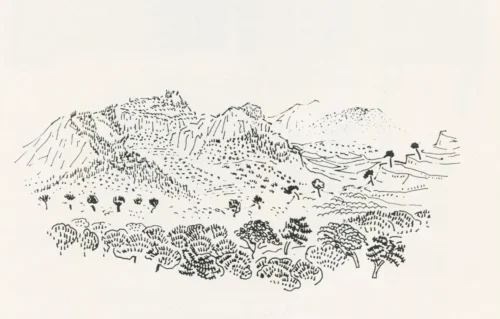 Κρήτη, 1978, μελάνι σε χαρτί, 29.3 x 40 εκ., ιδιωτική συλλογή